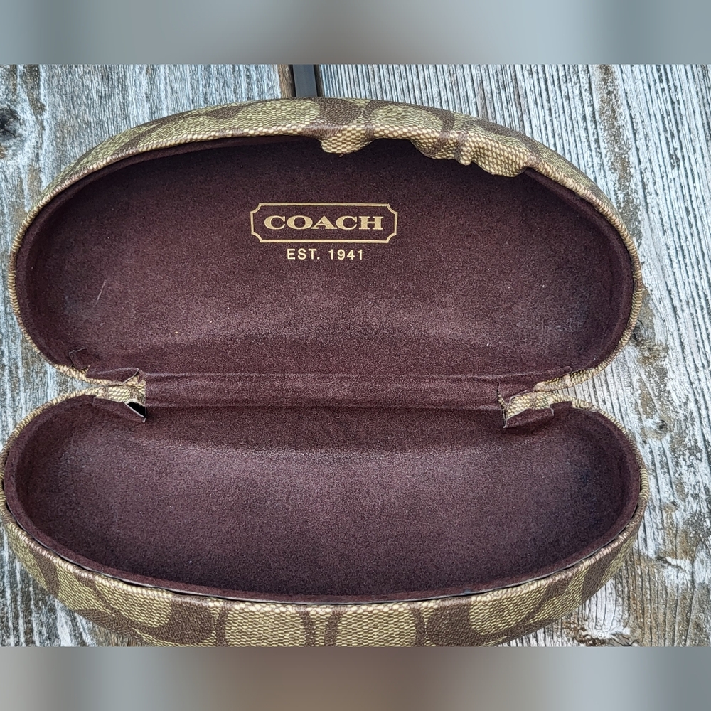 Coach Lillian Tortoise Shell Gradient Lens Sunglasses With Case - Picture 10 of 13